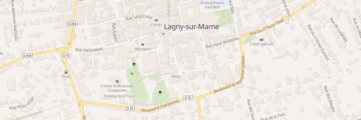 Plan du 17 Rue Saint Laurent à Lagny-sur-Marne