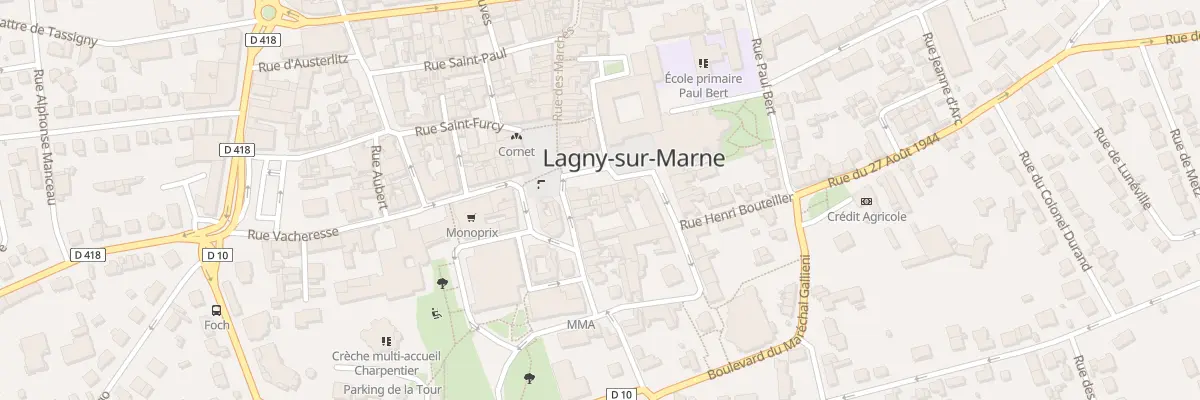 Plan du 3 Rue Saint Laurent à Lagny-sur-Marne