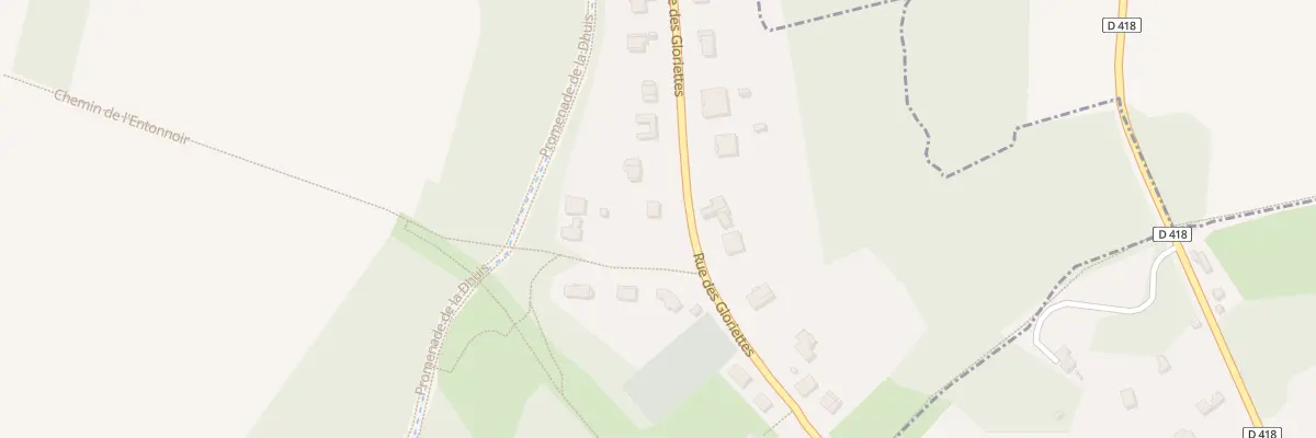 Plan du 13 Rue des Gloriettes à Carnetin