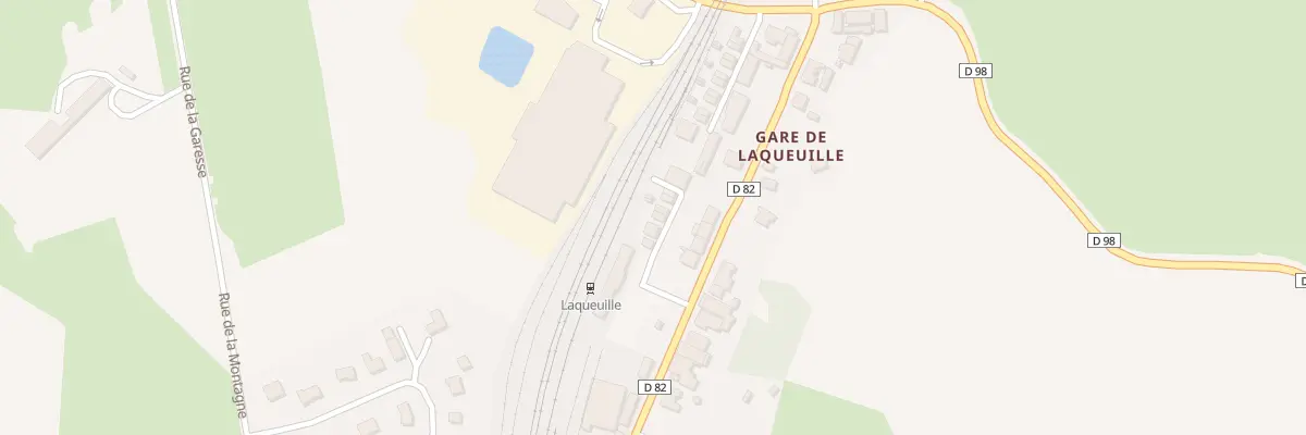 Plan du 5075 Gare de Laqueuille à Saint-Julien-Puy-Lavèze