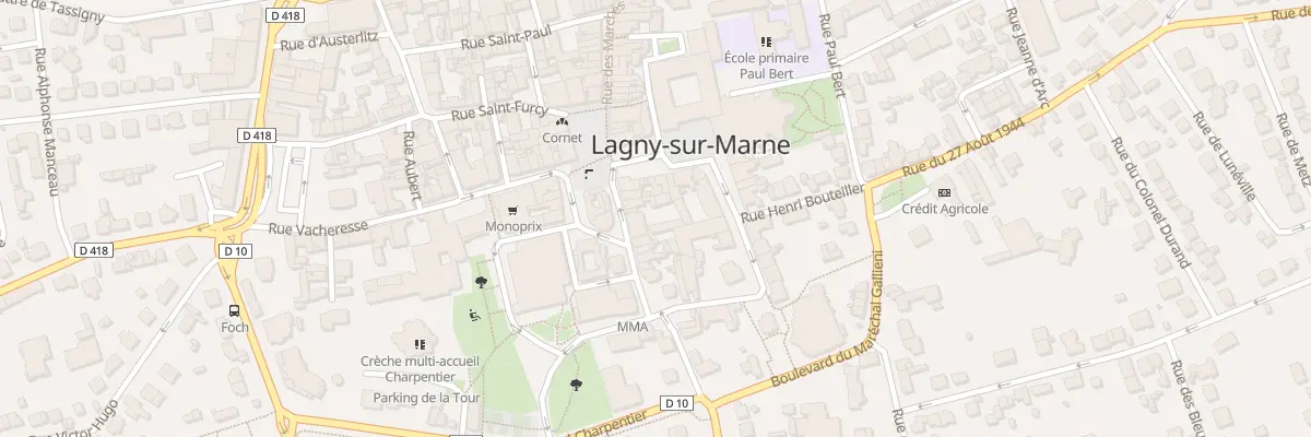 Plan du 9 Rue Saint Laurent à Lagny-sur-Marne