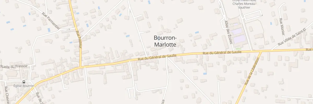 Plan du 107 Rue du Gen de Gaulle à Bourron-Marlotte