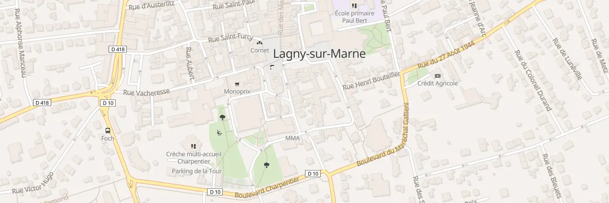 Plan du 13 Rue Saint Laurent à Lagny-sur-Marne