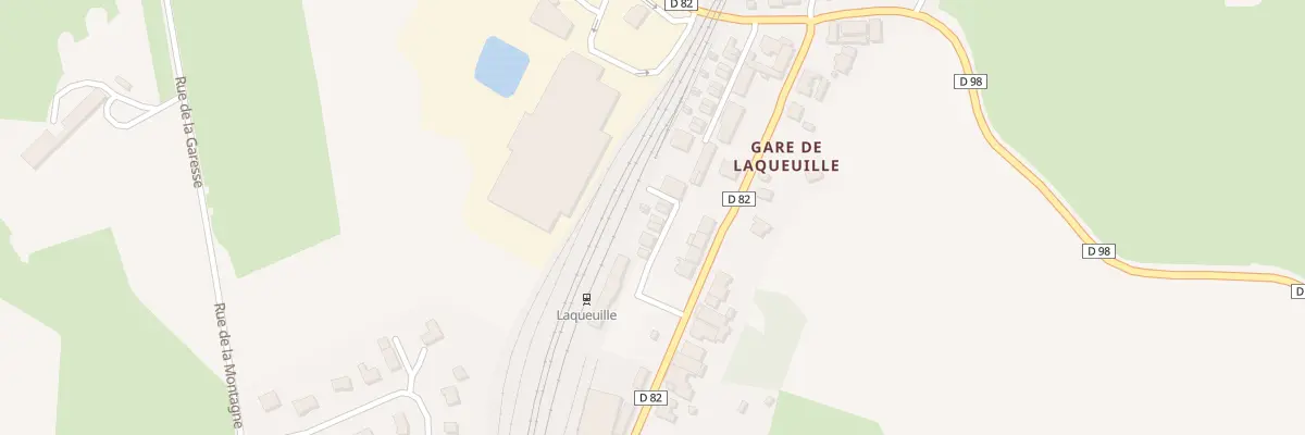 Plan du 5084 Gare de Laqueuille à Saint-Julien-Puy-Lavèze