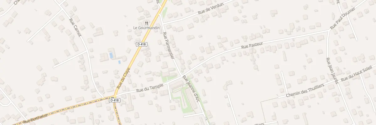 Plan du 3 Rue Pasteur à Thorigny-sur-Marne