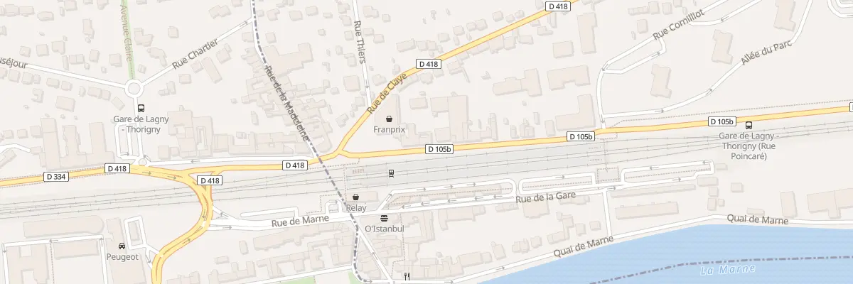 Plan du 9 Rue Raymond Poincaré à Thorigny-sur-Marne