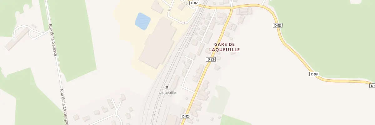 Plan du 5083 Gare de Laqueuille à Saint-Julien-Puy-Lavèze