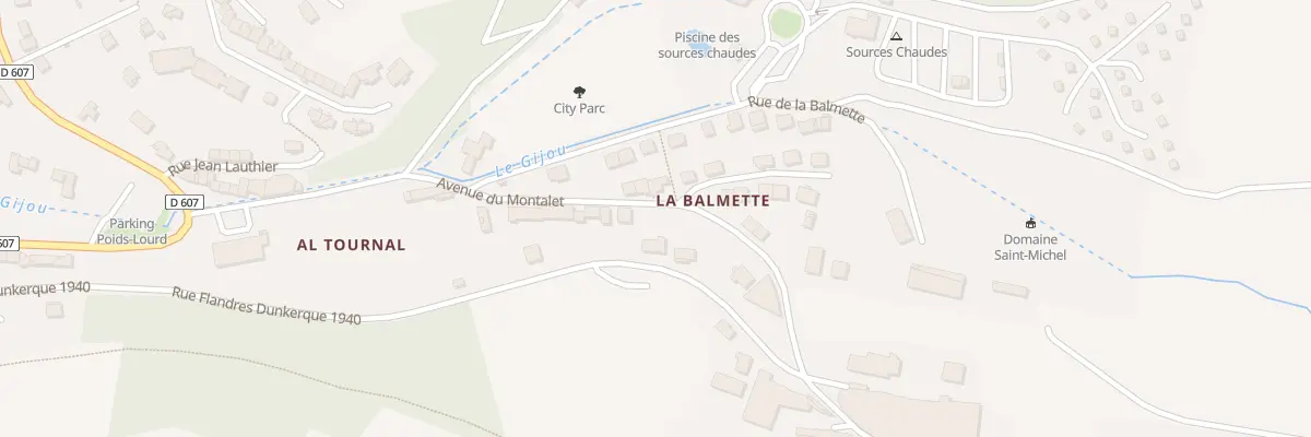 Plan du 8 Av de Montalet à Lacaune