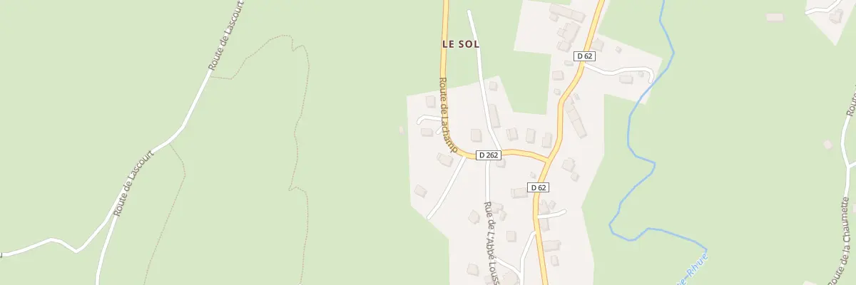 Plan du 6023 Le Bourg Sud au Claux