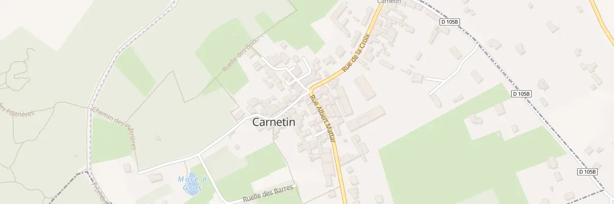 Plan du 2 Rue Albert Mattar à Carnetin