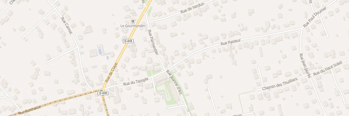 Plan du 5 Rue Pasteur à Thorigny-sur-Marne
