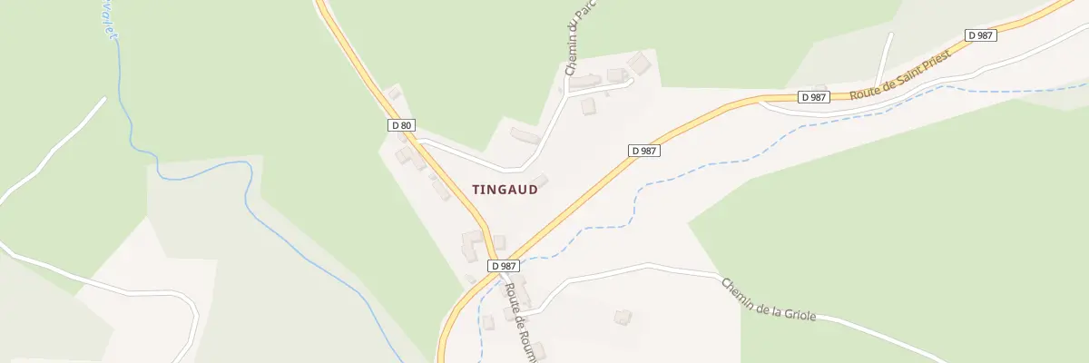 Plan du 5061 Tingaud à Miremont