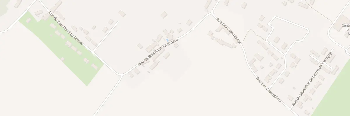 Plan du 68 Rue de Bois Rond la Brosse à Villemandeur