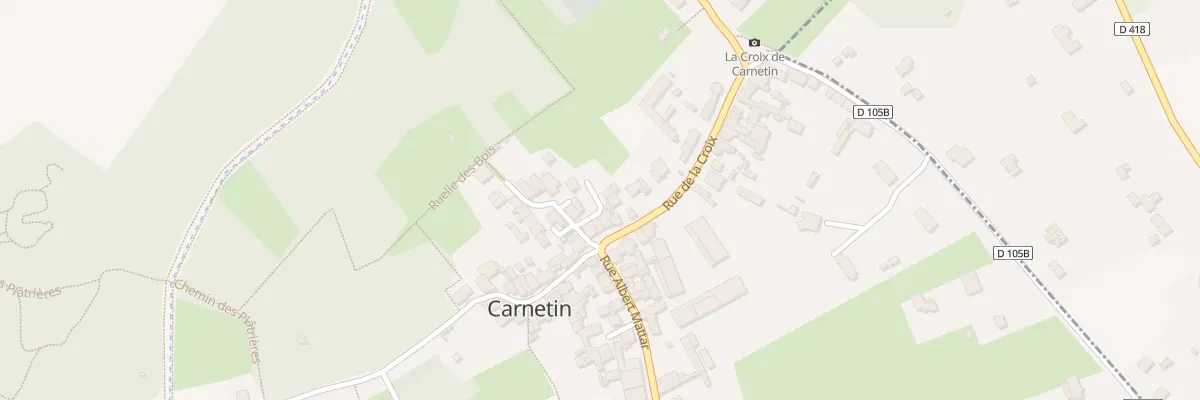 Plan du 5 Rue de la Croix à Carnetin