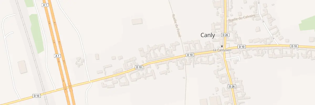 Plan du 20 Rue de la Gare à Canly