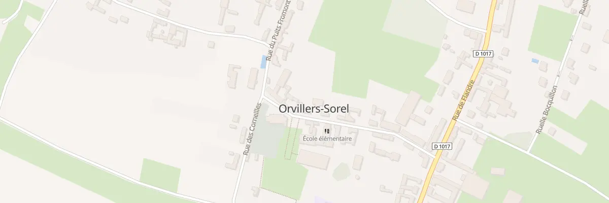 Plan du 16 Rue du 4e Zouaves à Orvillers-Sorel