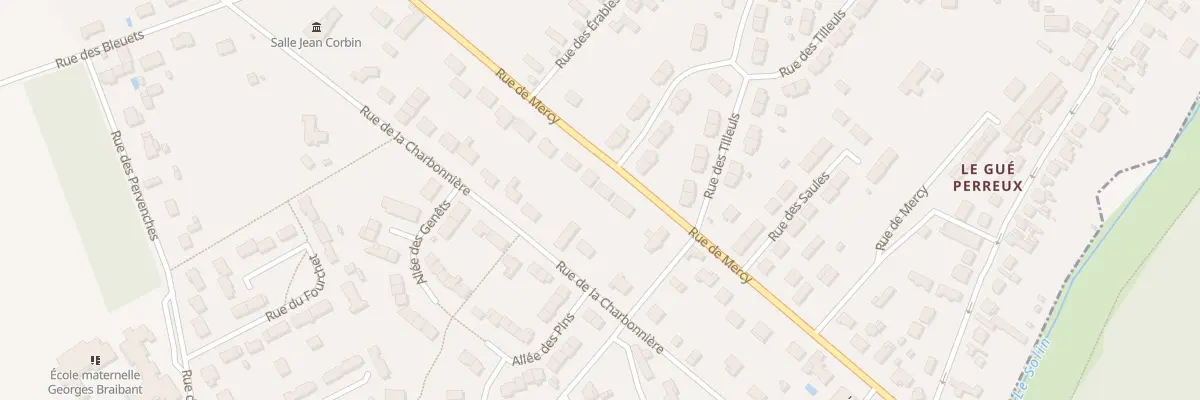 Plan du 1112 Rue de Mercy à Pannes