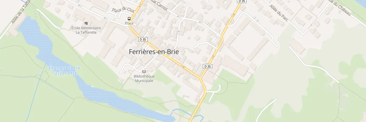Plan du 8 Rue Jean Jaures à Ferrières-en-Brie