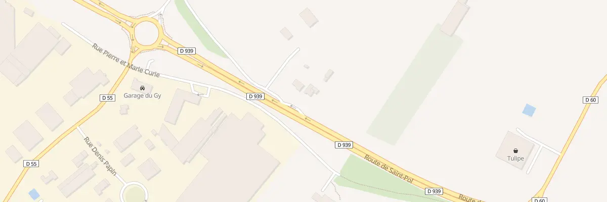 Plan du 13 Rte de Saint-Pol à Duisans