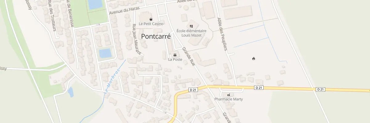 Plan du 42 Grande Rue à Pontcarré