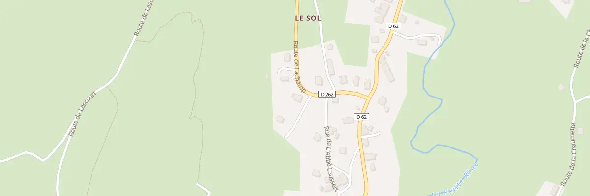 Plan du 6032 Le Bourg Sud au Claux