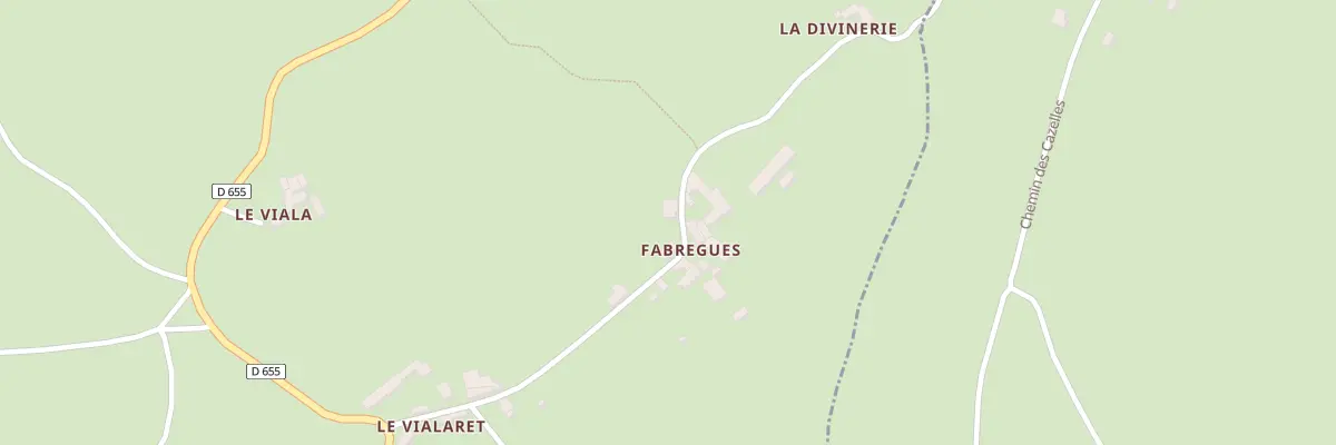 Plan du 5409 Fabregues à Estaing
