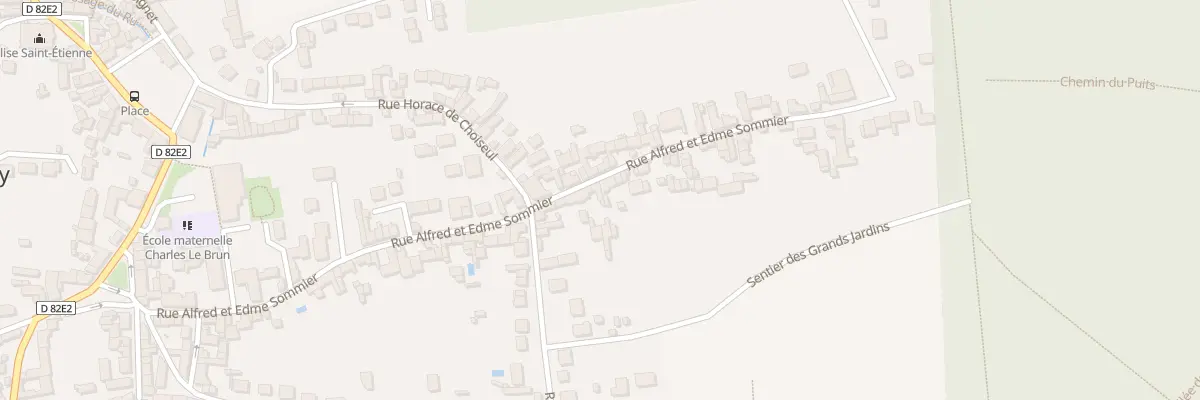 Plan du 36 Rue Alfred et Edme Sommier à Maincy