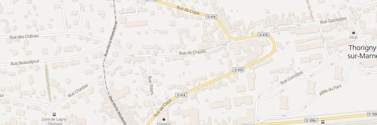 Plan du 7B Rue de Chaalis à Thorigny-sur-Marne
