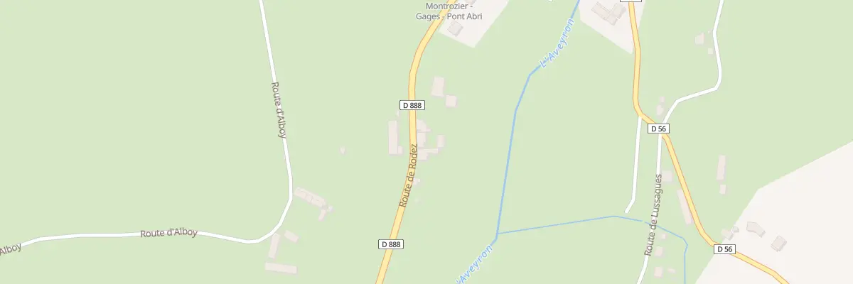 Plan du 375 Rte de Rodez à Montrozier