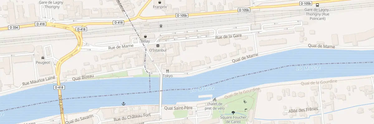 Plan du 25 Quai de Marne à Thorigny-sur-Marne