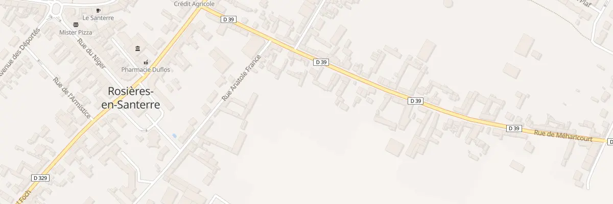 Plan du 14 Rue de Méharicourt à Rosières-en-Santerre