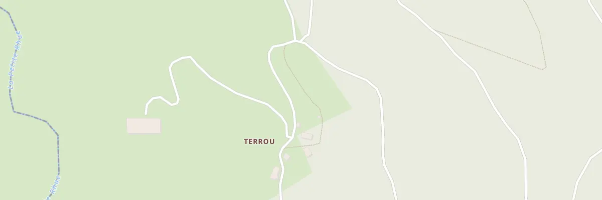 Plan du 1 Terrou à Marchastel