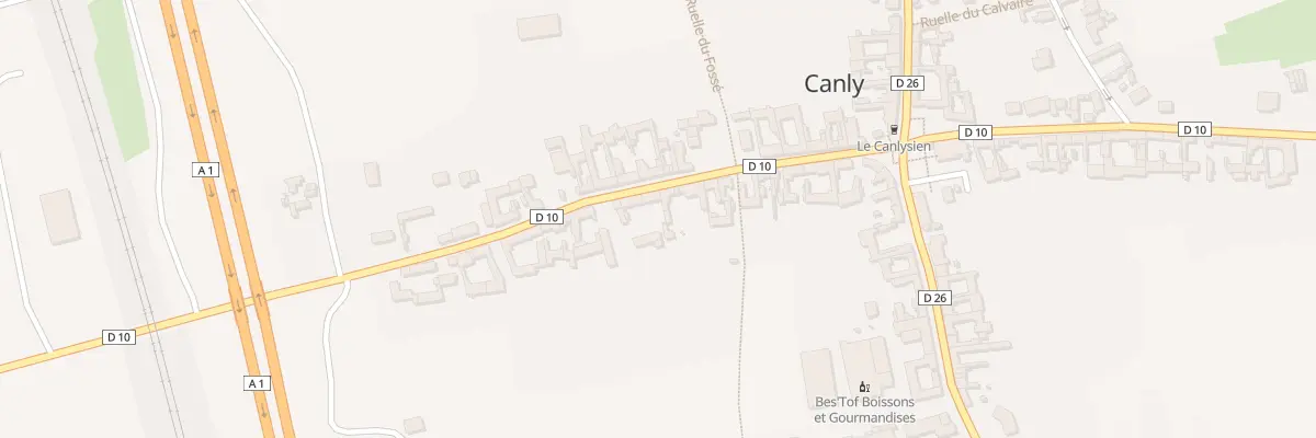 Plan du 23 Rue de la Gare à Canly
