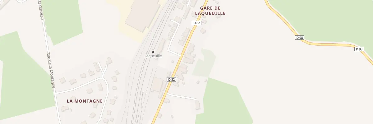 Plan du 5100 Gare de Laqueuille à Saint-Julien-Puy-Lavèze