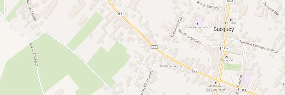 Plan du 23 Rue du Moulin à Bucquoy