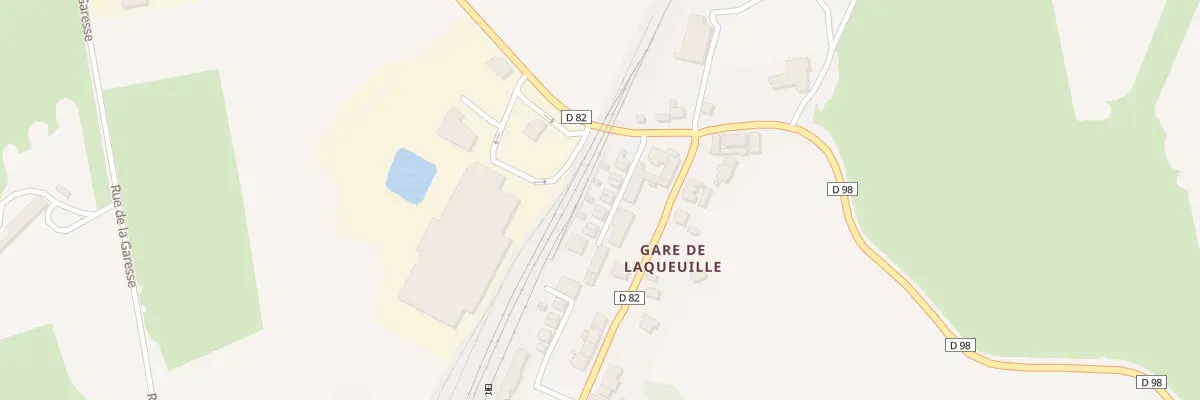 Plan du 5077 Gare de Laqueuille à Saint-Julien-Puy-Lavèze