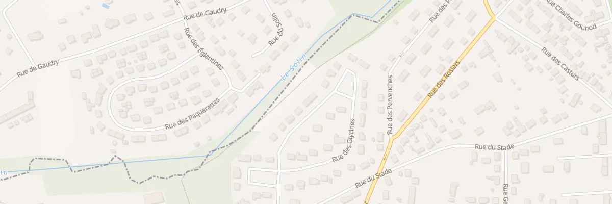 Plan du 38 Rue des Glycines à Villemandeur