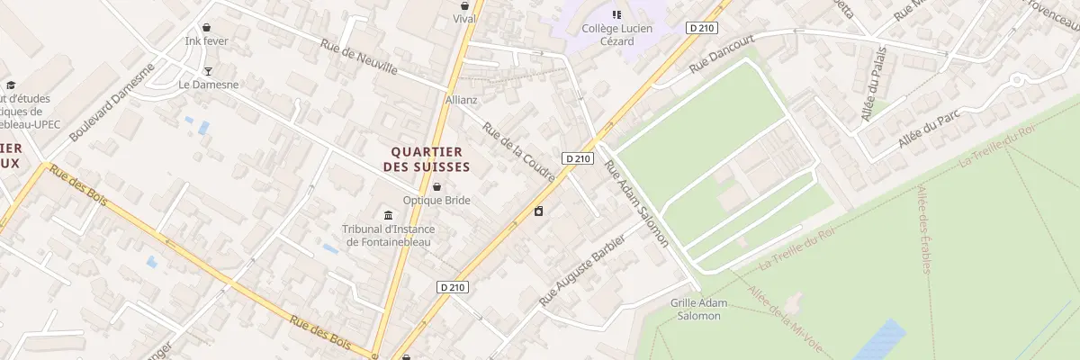 Plan du 41 Rue Aristide Briand à Fontainebleau