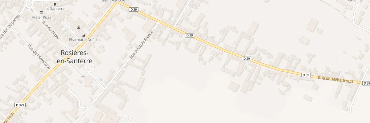 Plan du 16 Rue de Méharicourt à Rosières-en-Santerre