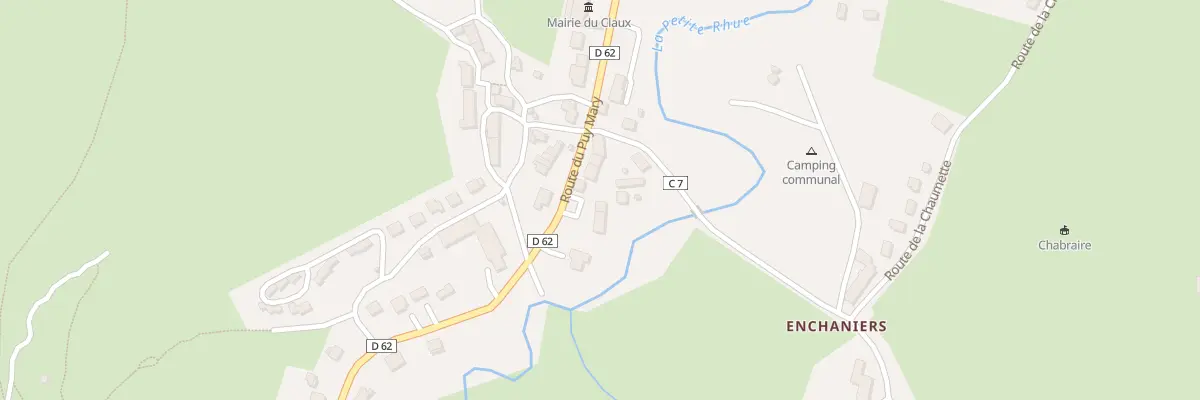 Plan du 5100 Le Bourg au Claux
