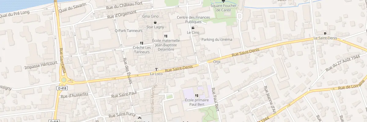 Plan du 124 Rue Saint-denis à Lagny-sur-Marne
