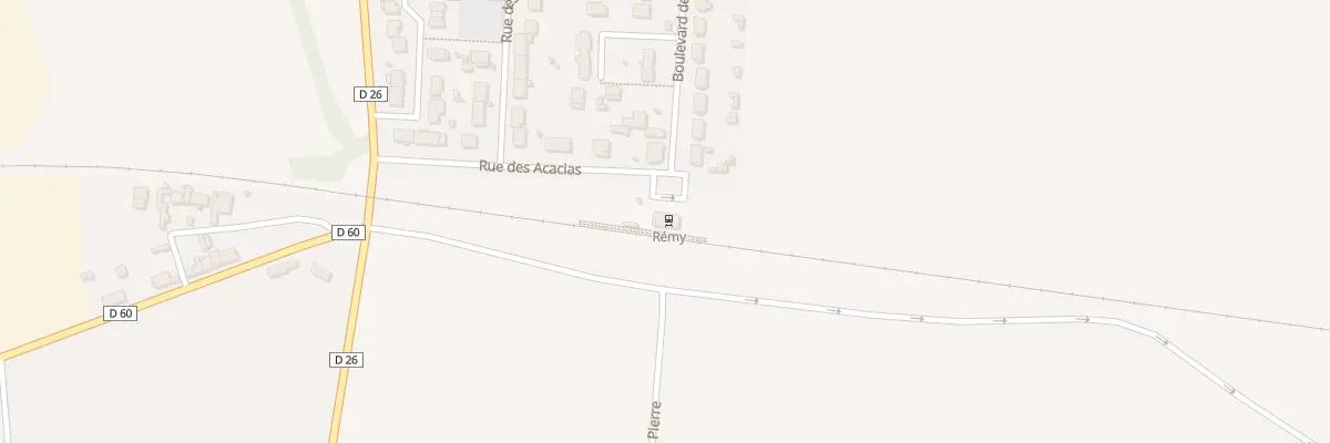 Plan du 905 Bd de la Gare à Remy