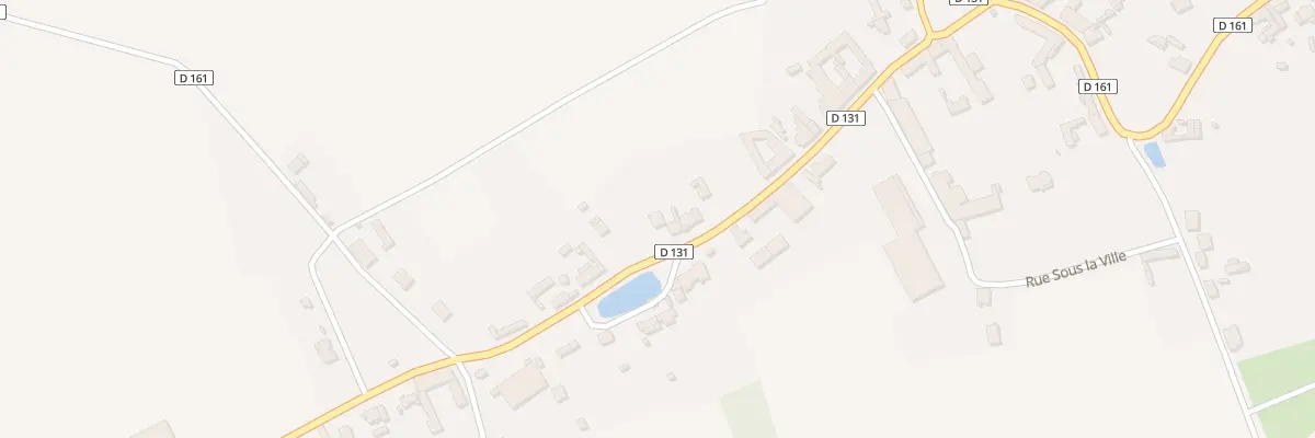 Plan du 286 Rue de la Chapelle à Rouvroy-en-Santerre