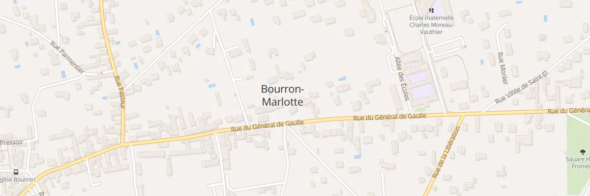 Plan du 115 Rue du Gen de Gaulle à Bourron-Marlotte