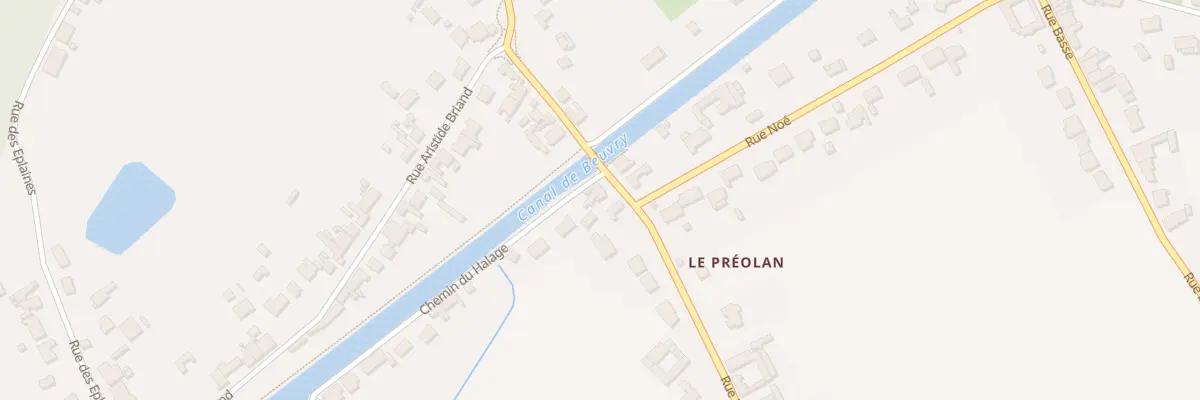 Plan du 2 Rue Mélot à Beuvry