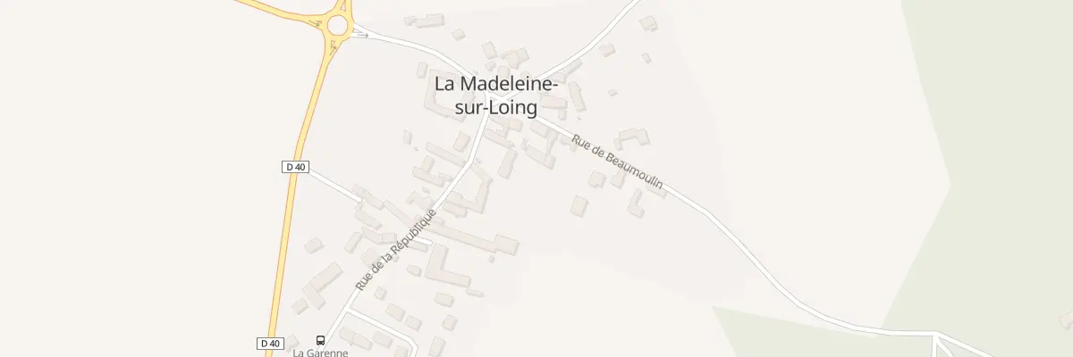 Plan du 2 Rue de Beaumoulin à La Madeleine-sur-Loing