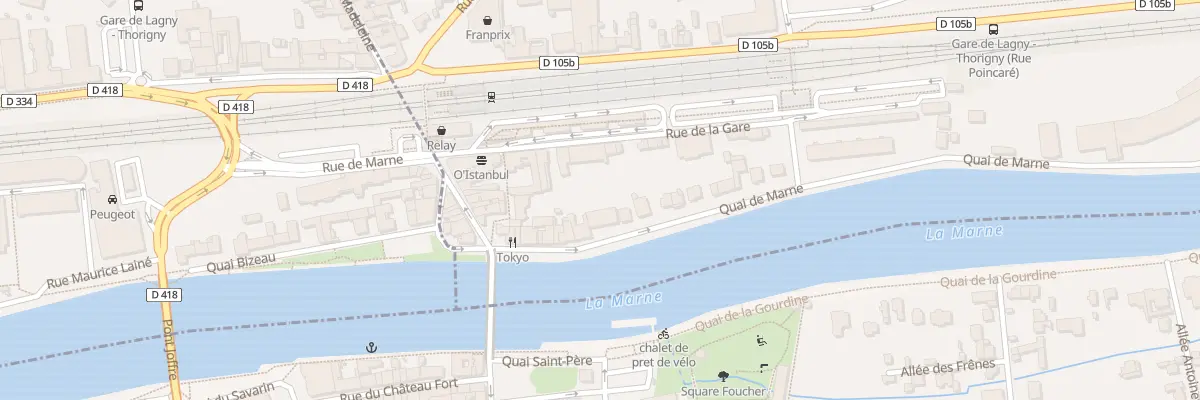 Plan du 31 Quai de Marne à Thorigny-sur-Marne