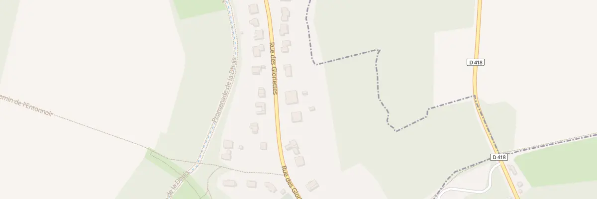 Plan du 28 Rue des Gloriettes à Carnetin