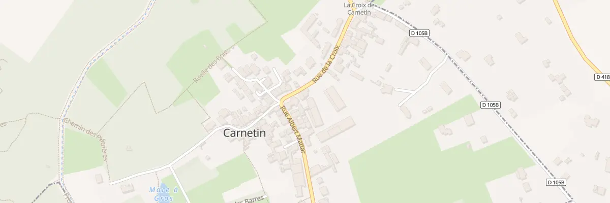 Plan du 4 Rue de la Croix à Carnetin