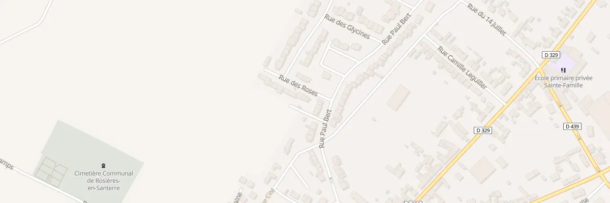 Plan du 1 Rue des Roses à Rosières-en-Santerre